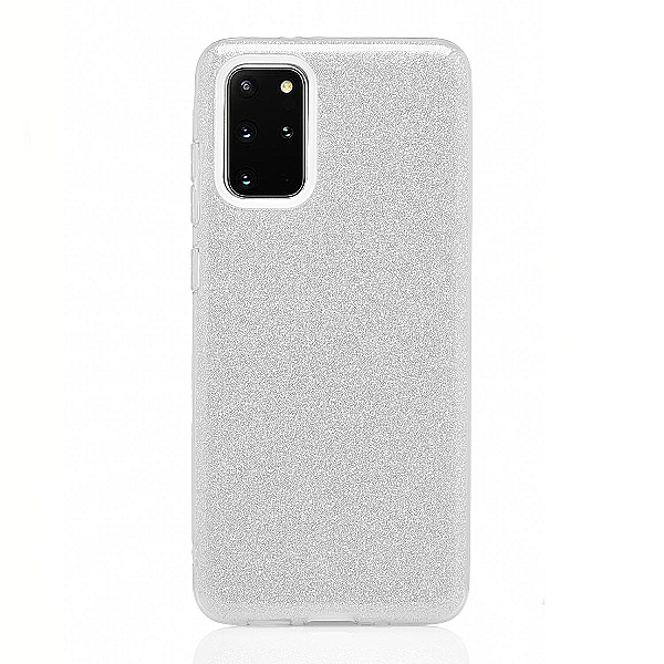 Maskica za Samsung Galaxy S20+ "Diamonds Are Forever" - Srebrna