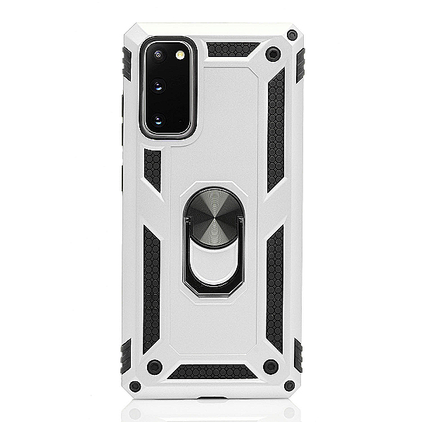 Maskica za Samsung Galaxy S20 "Men Of Steel" - Metalik srebrna