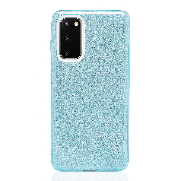 Maskica za Samsung Galaxy S20 "Diamonds Are Forever" - Plava