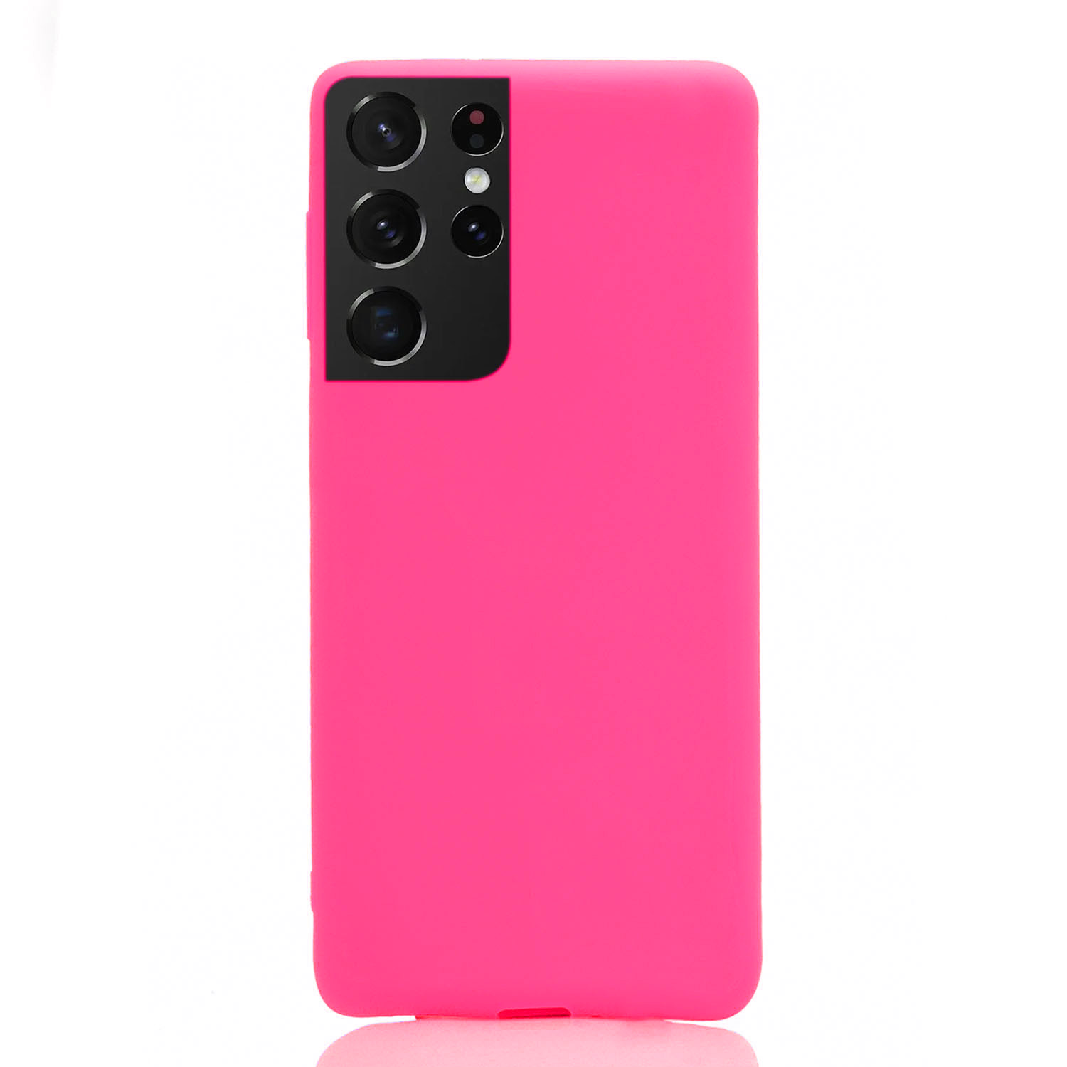 Maskica za Samsung Galaxy S22 Ultra "One Color Rhapsody" - Fluorescentno roza Maskica za Samsung Galaxy S22 Ultra "One Color Rhapsody" - Fluorescentno roza