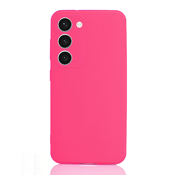 Maskica za Samsung Galaxy S23+ "Back To Basics" - Fluorescentno roza