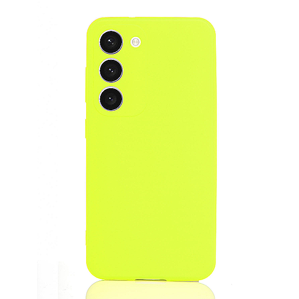 Maskica za Samsung Galaxy S23 "Back To Basics" - Fluorescentno žuta