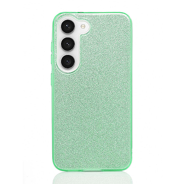 Maskica za Samsung Galaxy S23 "Diamonds Are Forever" - Zelena