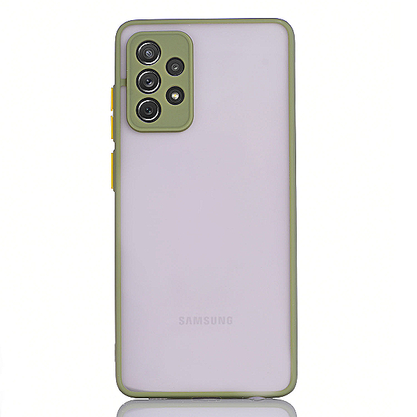 Maskica za Samsung Galaxy A52 / A52s "Pop Of Color" - Maslinasto zelena
