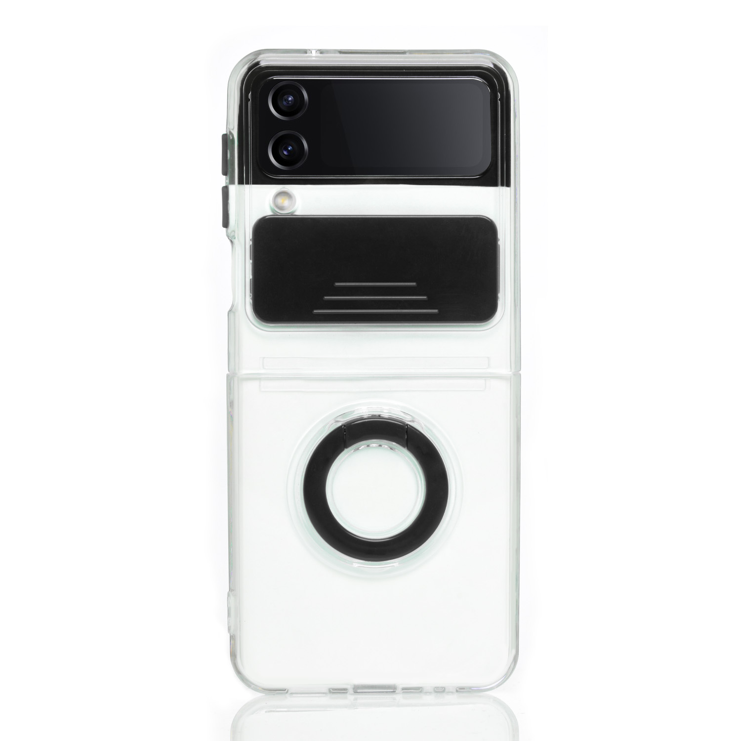 Maskica za Samsung Galaxy Z Flip 4 "Ring Of Color" - Crna Maskica za Samsung Galaxy Z Flip 4 "Ring Of Color" - Crna