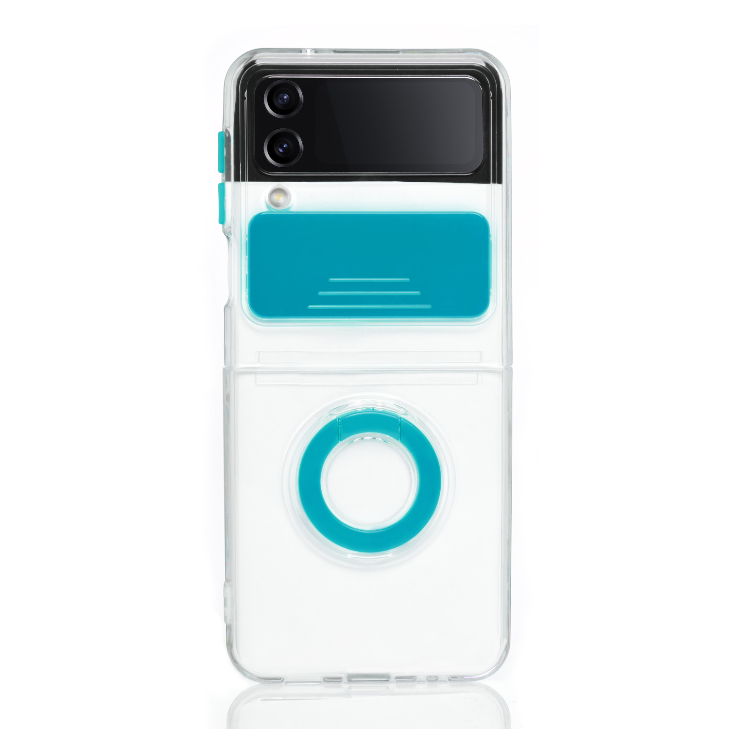 Maskica za Samsung Galaxy Z Flip 4 "Ring Of Color" - Tirkizno plava Maskica za Samsung Galaxy Z Flip 4 "Ring Of Color" - Tirkizno plava