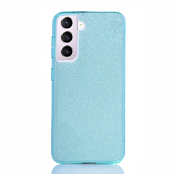 Maskica za Samsung Galaxy S21 FE "Diamonds Are Forever" - Plava