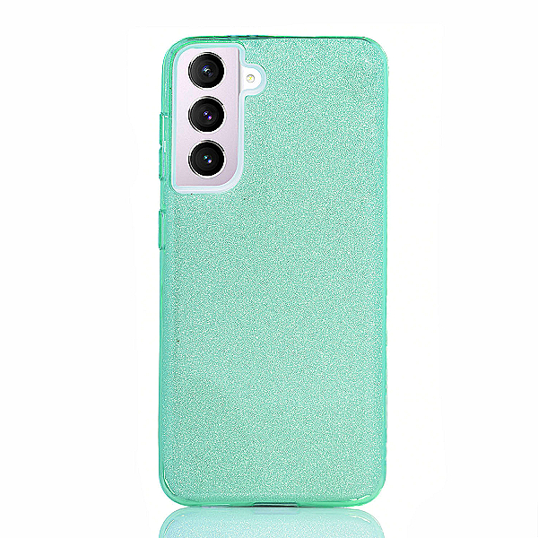Maskica za Samsung Galaxy S21 "Diamonds Are Forever" - Zelena