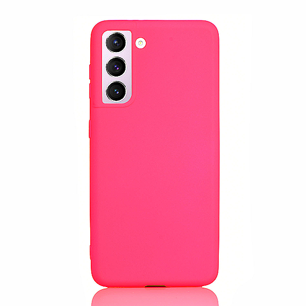 Maskica za Samsung Galaxy S21 "One Color Rhapsody" - Fluorescentno roza