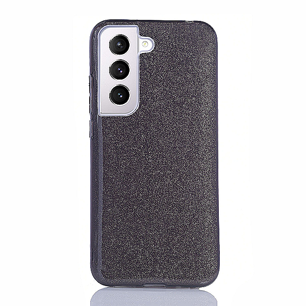 Maskica za Samsung Galaxy S22+ "Diamonds Are Forever" - Crna