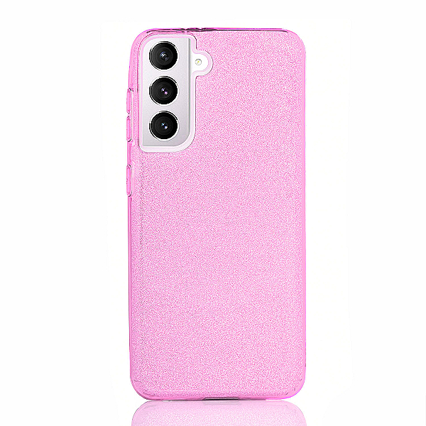 Maskica za Samsung Galaxy S22 "Diamonds Are Forever" - Tamno roza