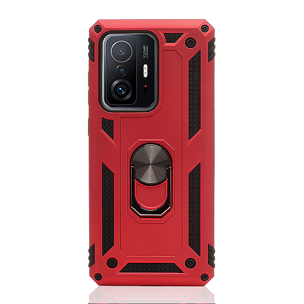 Maskica za Xiaomi 11T / 11T Pro "Men Of Steel" - Metalik crvena