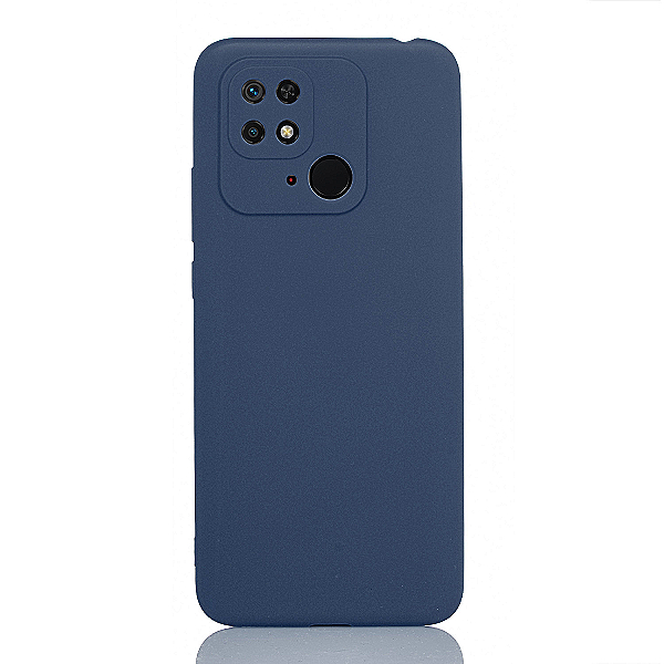 Maskica za Xiaomi Redmi 10C / Poco C40 "Back To Basics" - Tamno plava
