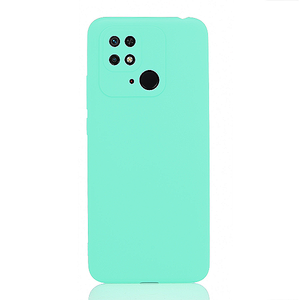 Maskica za Xiaomi Redmi 10C / Poco C40 "Back To Basics" - Tirkizno zelena