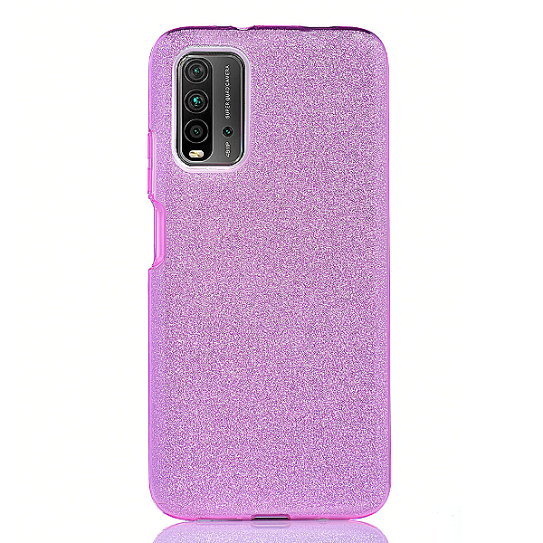 Maskica za Xiaomi Redmi 9T "Diamonds Are Forever" - Tamno roza