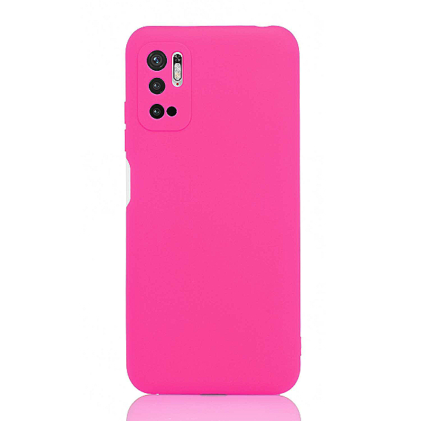 Maskica za Xiaomi Redmi Note 10 5G "Back To Basics" - Fluorescentno roza