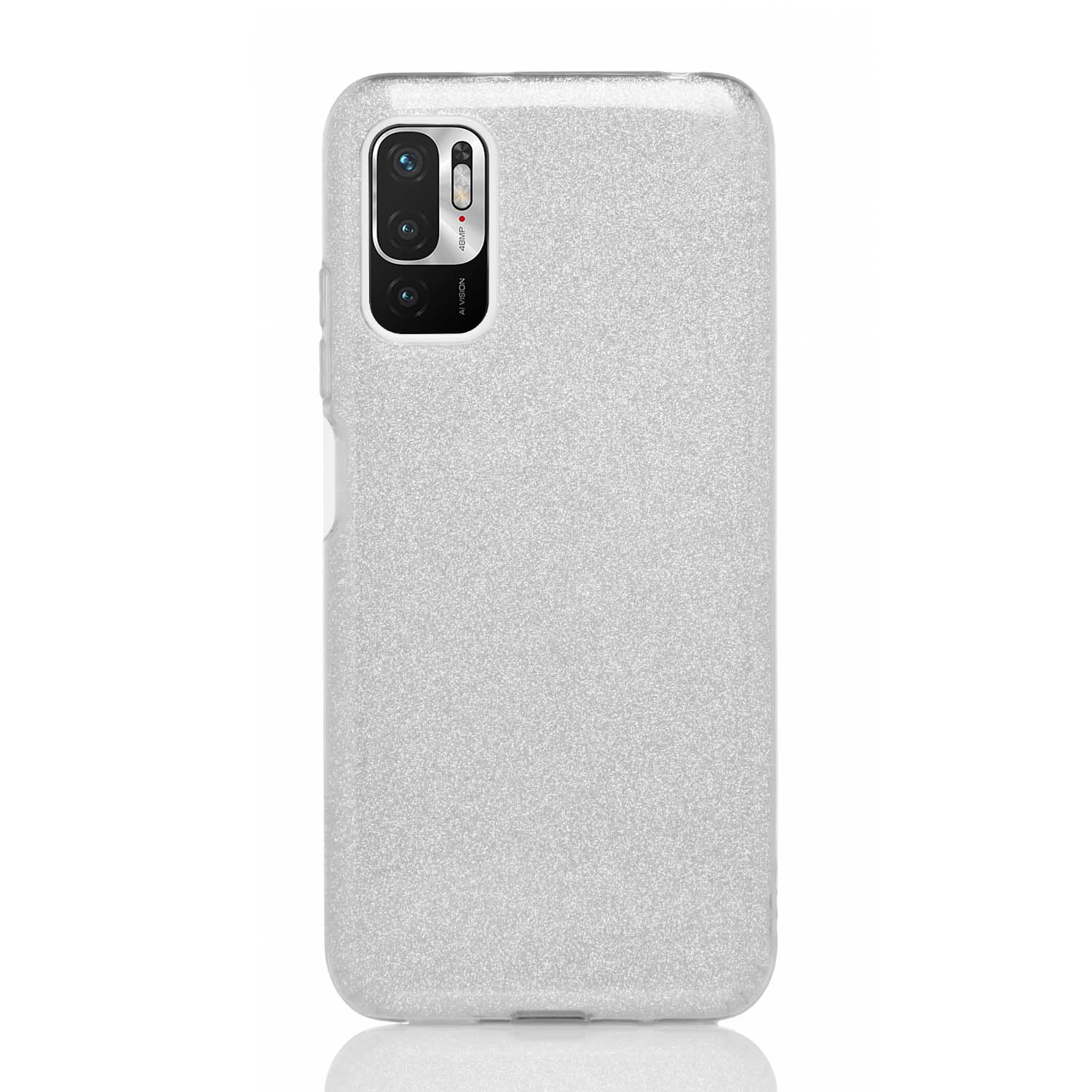 Maskica za Xiaomi Redmi Note 10 5G "Diamonds Are Forever" - Srebrna Maskica za Xiaomi Redmi Note 10 5G "Diamonds Are Forever" - Srebrna