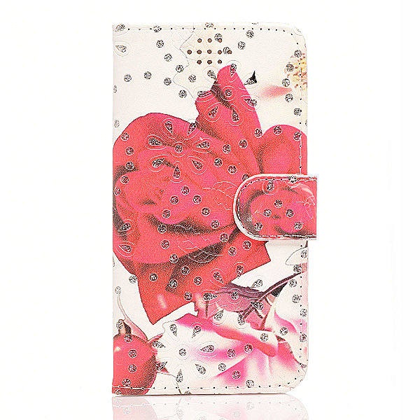 Torbica za iPhone X / iPhone XS "Two Faced Motive" - ruža