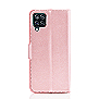 Torbica za Samsung Galaxy A12 "Two Faced Ordinary" - Roza metalik