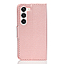 Torbica za Samsung Galaxy S23 "Two Faced Ordinary" - Roza metalik