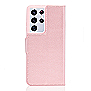 Torbica za Samsung Galaxy S23 Ultra "Two Faced Ordinary" - Roza metalik