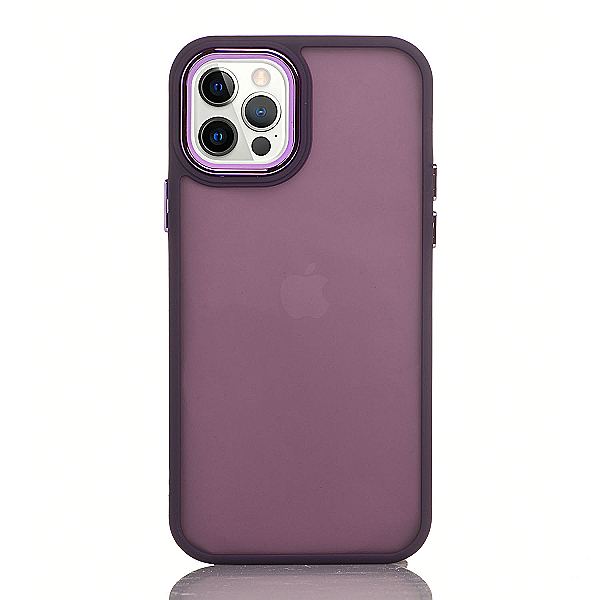 Maskica za iPhone 13 Pro "Color Edge" - Tamno ljubičasta