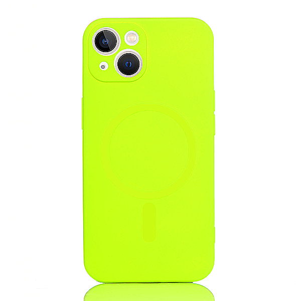 Maskica za iPhone 15 "Color Magnet Case" - Fluorescentno žuta