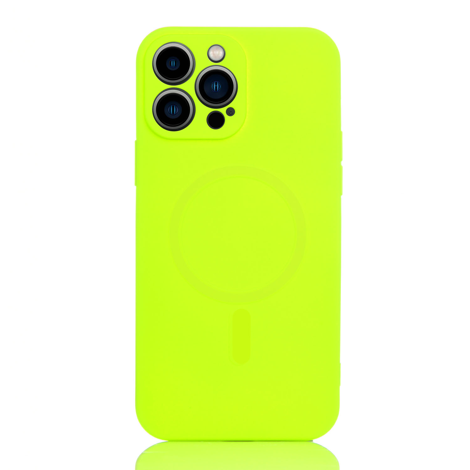 Maskica za iPhone 15 Pro Max "Color Magnet Case" - Fluorescentno žuta