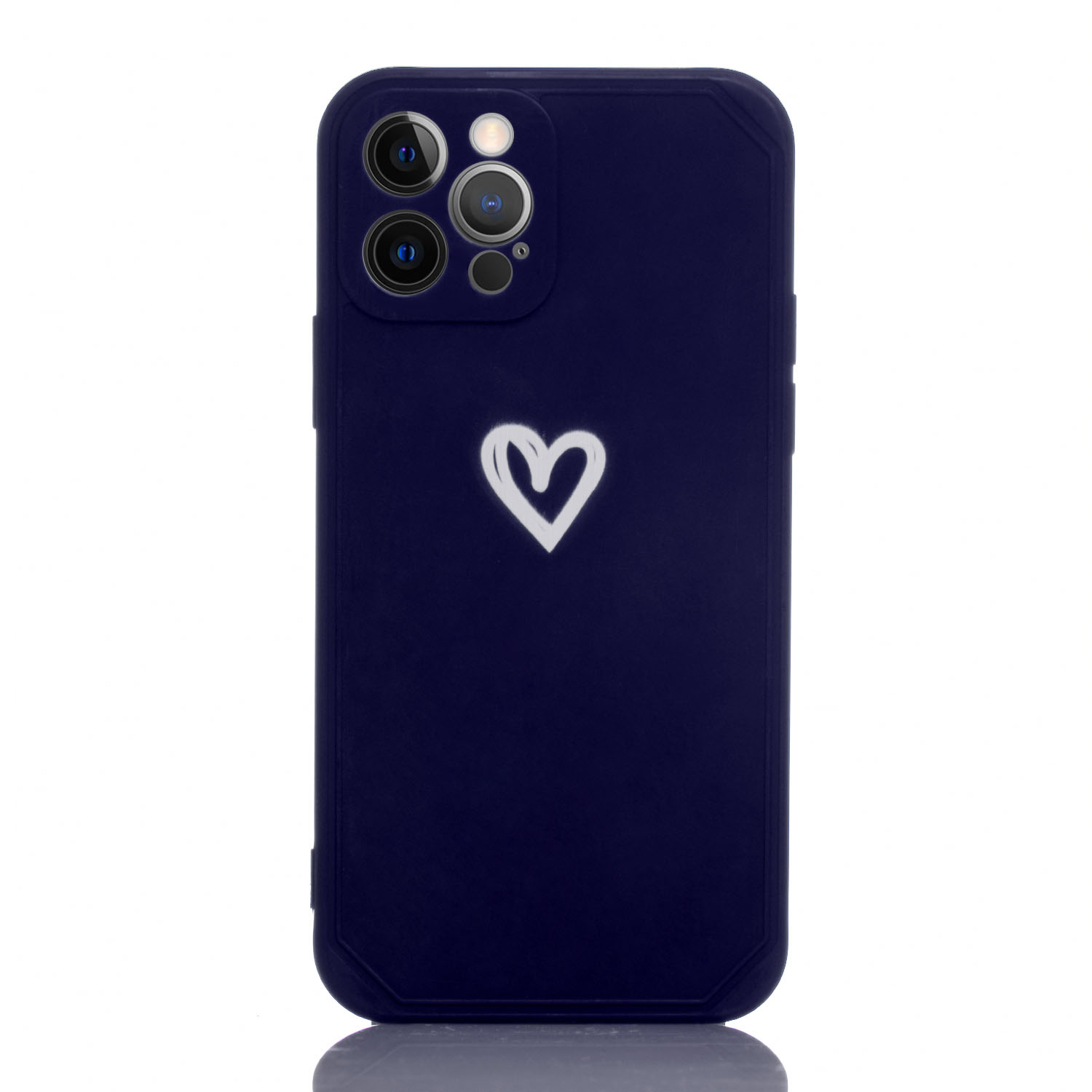 Maskica za iPhone 13 Pro "Little Heart" - Tamno plava