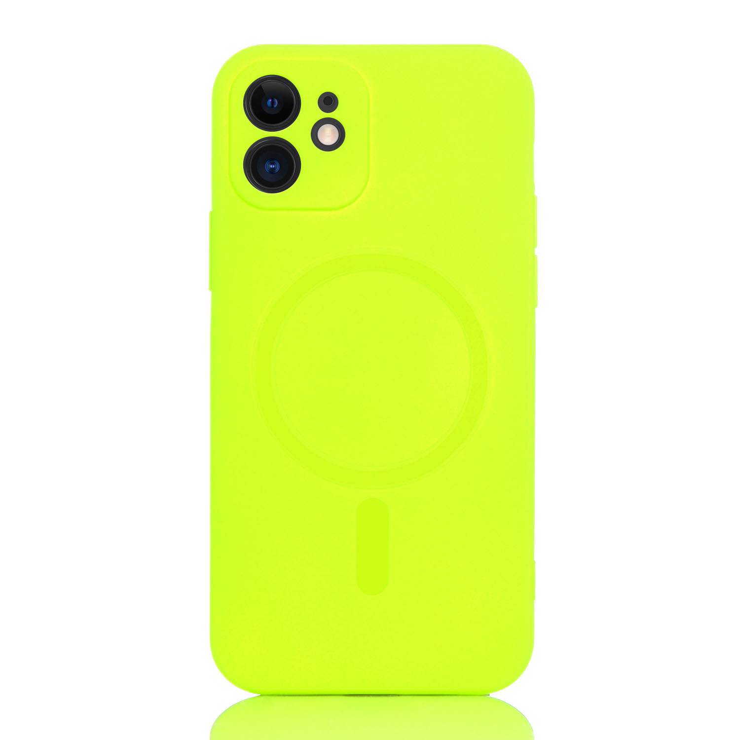 Maskica za iPhone 12 "Color Magnet Case" - Fluorescentno žuta