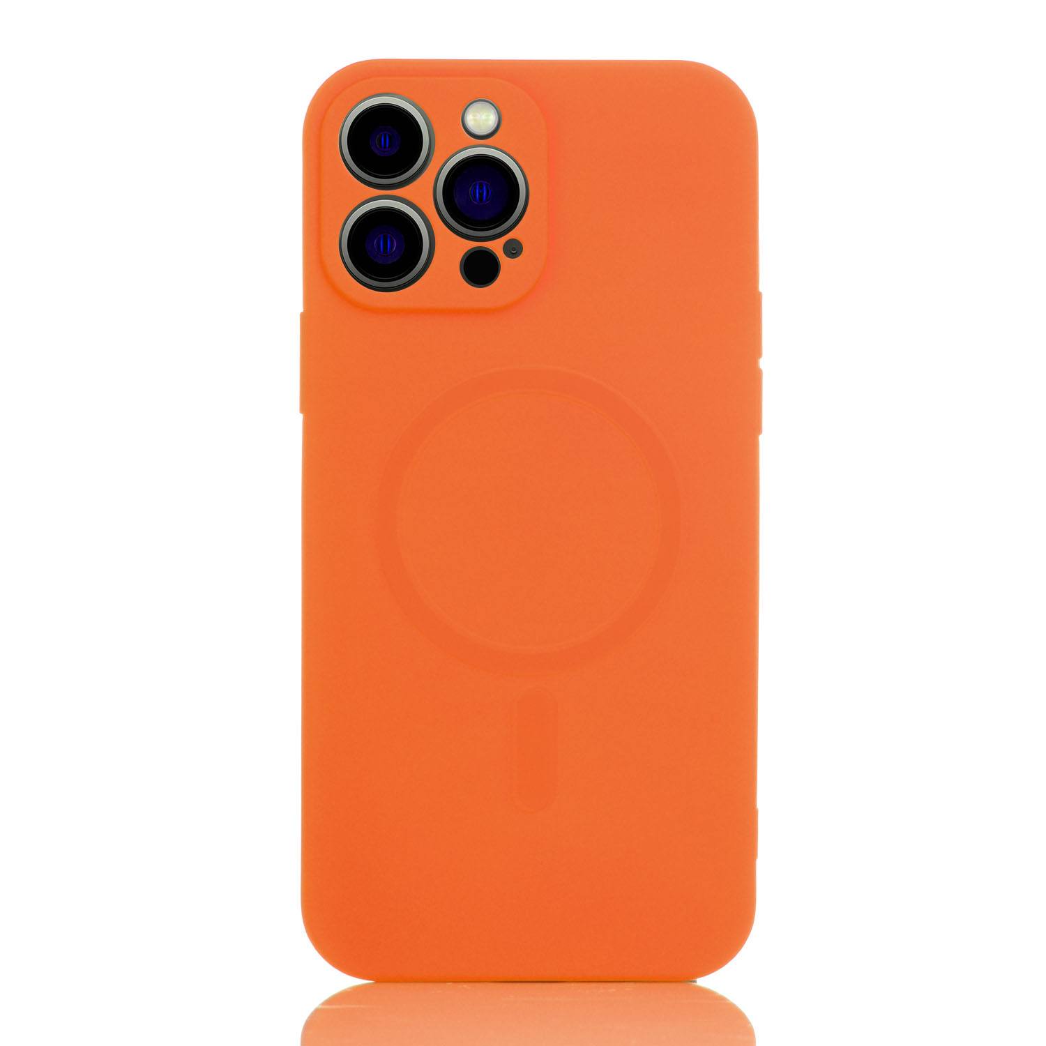 Maskica za iPhone 12 Pro Max "Color Magnet Case" - Narančasta