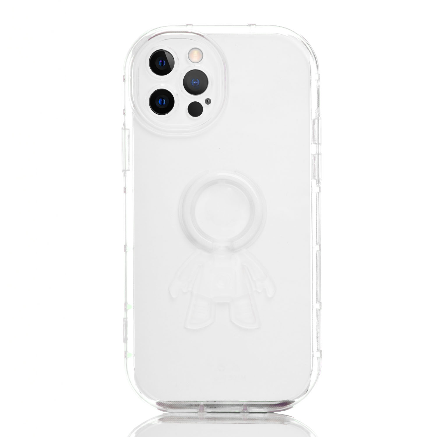 Maskica za iPhone 11 "Pop Socket Astronaut" - Bijela Maskica za iPhone 11 "Pop Socket Astronaut" - Bijela