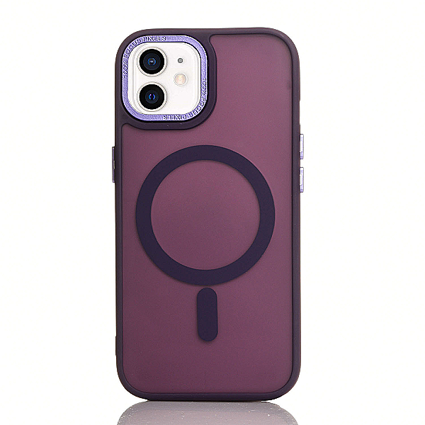 Maskica za iPhone 12 "Premium Magnet Case" - Tamno ljubičasta