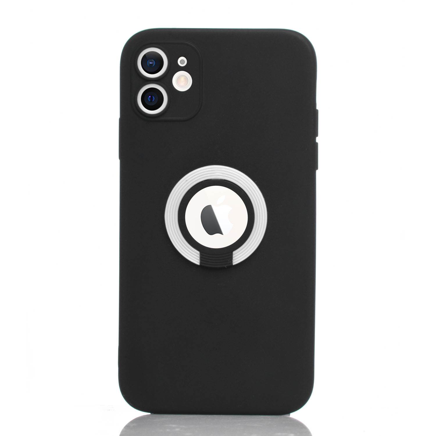 Maskica za iPhone 11 "Ring Color Case" - Crna / bijela Maskica za iPhone 11 "Ring Color Case" - Crna / bijela