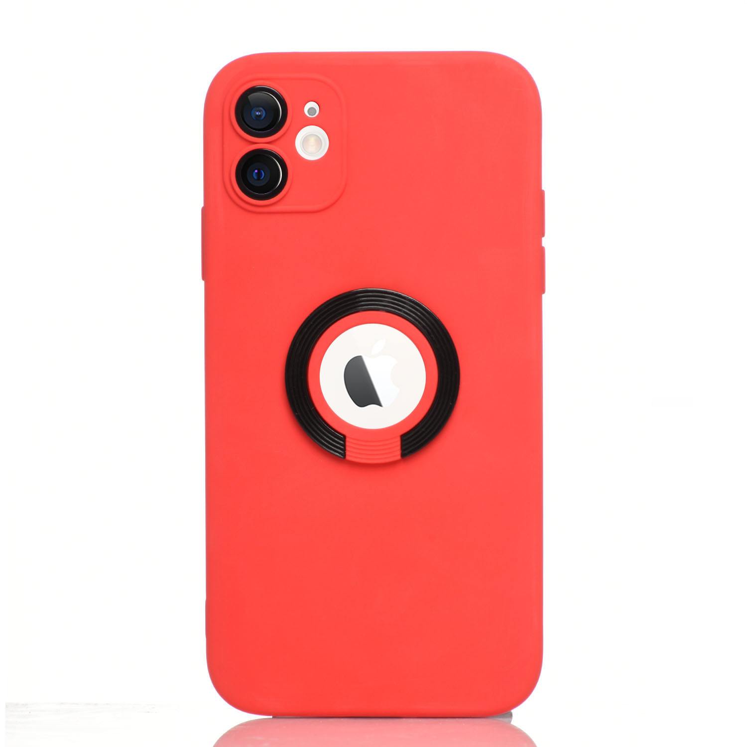 Maskica za iPhone 11 "Ring Color Case" - Crvena / crna Maskica za iPhone 11 "Ring Color Case" - Crvena / crna