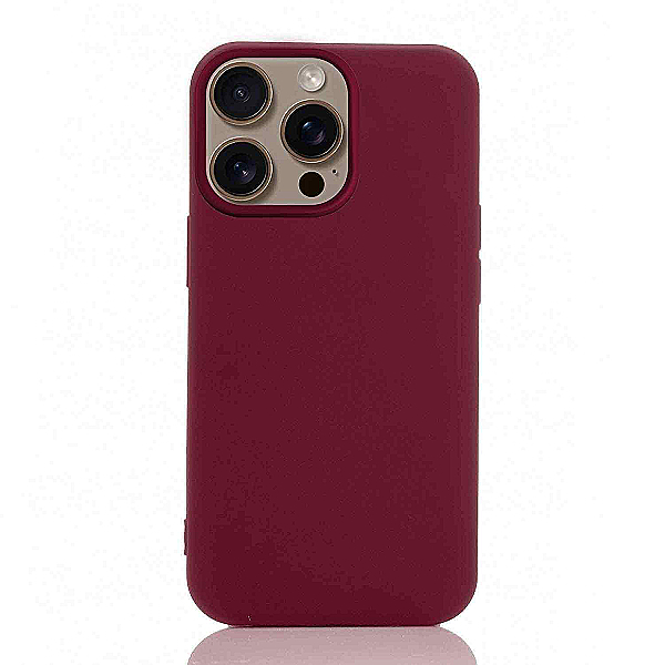 Maskica za iPhone 18 Pro "One Color Rhapsody" - Bordo
