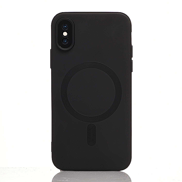 Maskica za iPhone X / XS "Color Magnet Case" - Crna