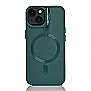 Maskica za iPhone 14 "Magnet Lens Holder Case" - Zelena