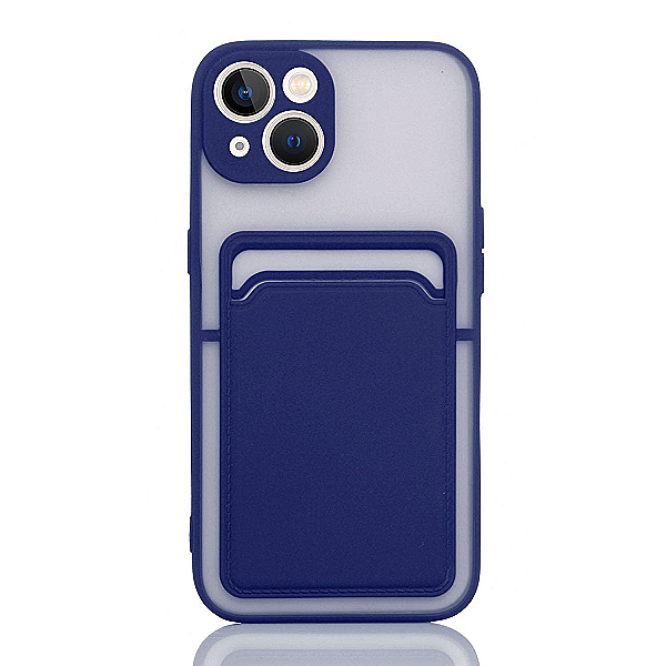 Maskica za iPhone 13 "Color Card Holder" - Plava