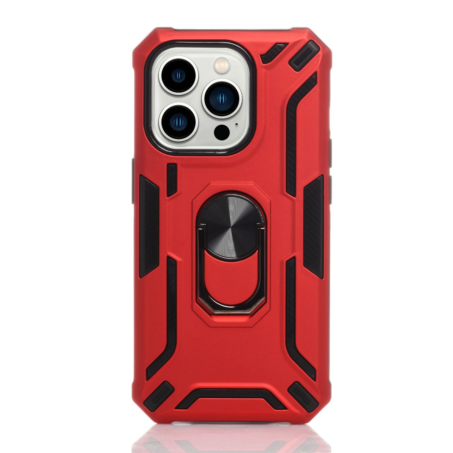 Maskica za iPhone 15 Pro Max "Men Of Steel" - Metalik crvena #2