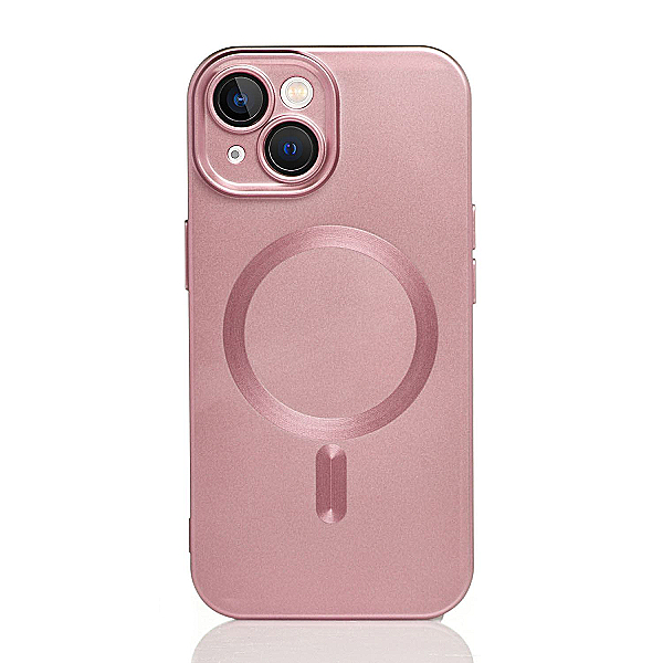 Maskica za iPhone 16 Pro Max "Metalic Magnet Case" - Roza