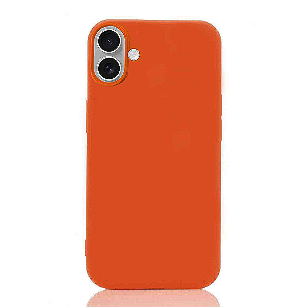 Maskica za iPhone 16 Plus "One Color Rhapsody" - Fluorescentno narančasta