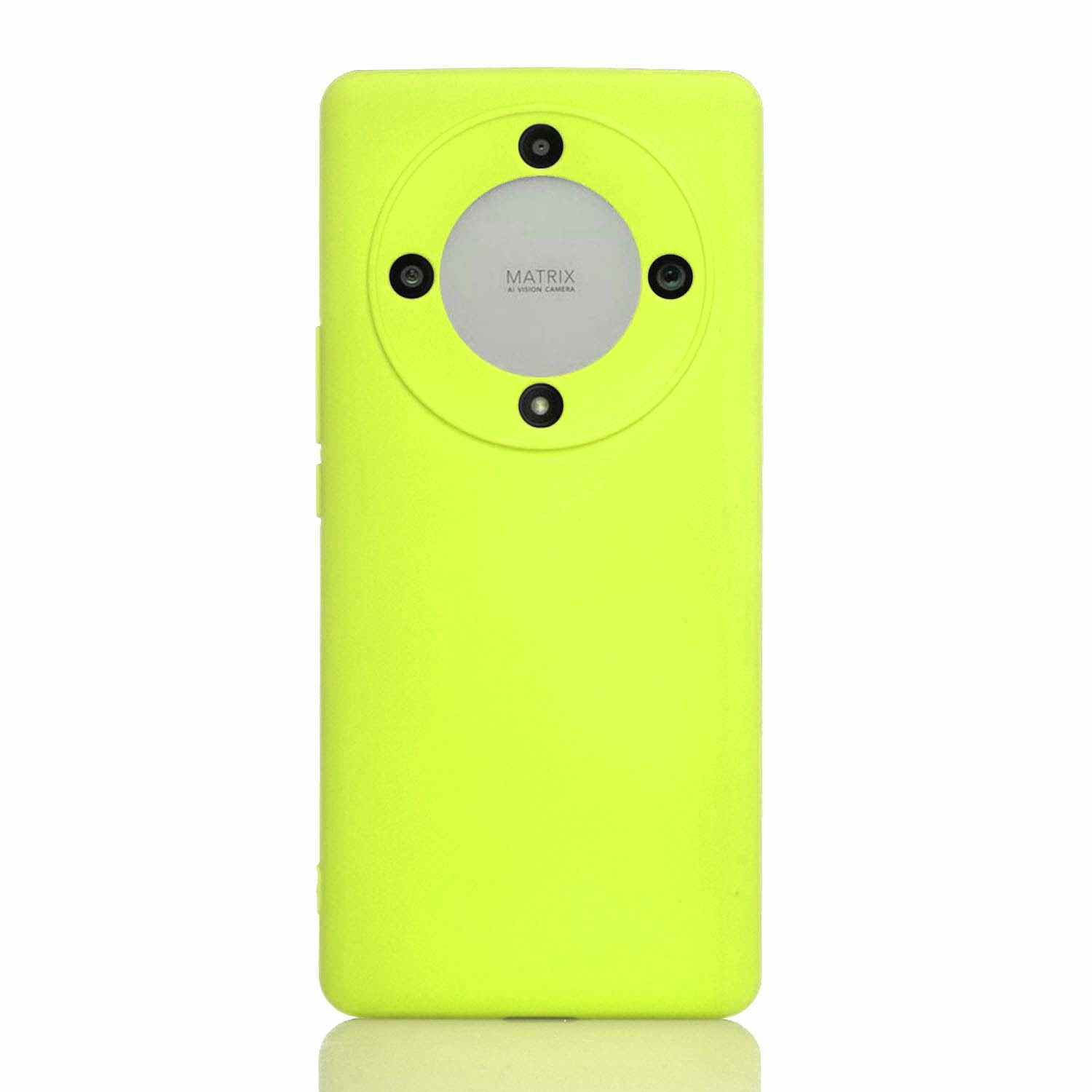 Maskica za Honor X9a / Honor Magic5 Lite "Back To Basics" - Fluorescentno žuta