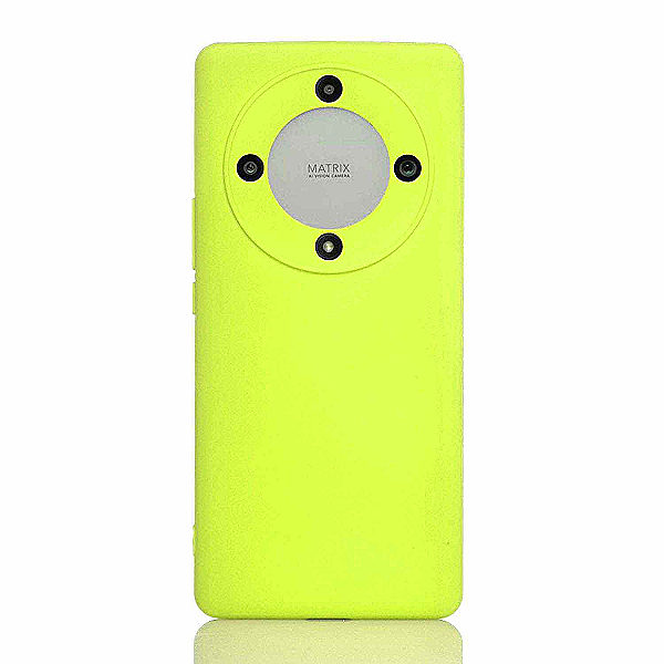 Maskica za Honor X9a / Honor Magic5 Lite "Back To Basics" - Fluorescentno žuta