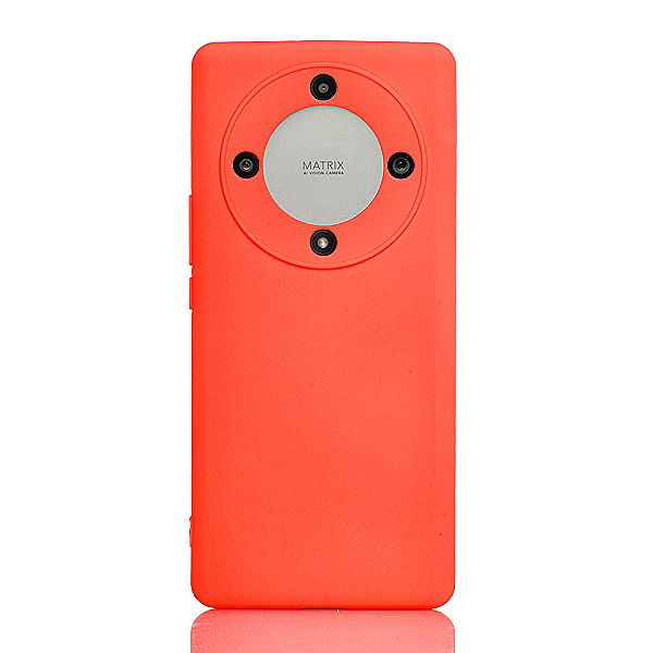 Maskica za Honor X9a / Honor Magic5 Lite "One Color Rhapsody" - Fluorescentno narančasta