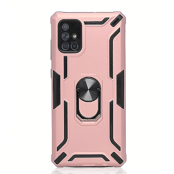 Maskica za Samsung Galaxy A71 "Men Of Steel" - Metalik roza#2