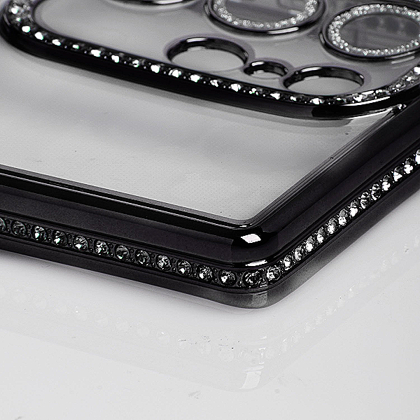 Maskica za iPhone 14 Pro "Diamond Magnet Case" - Crna