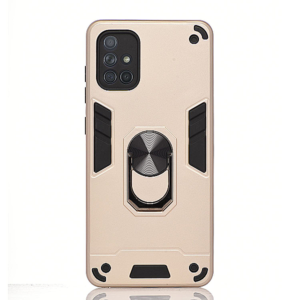 Maskica za Samsung Galaxy A71 "Men Of Steel" - Metalik zlatna #3