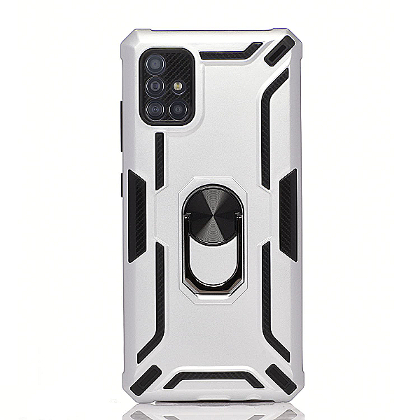 Maskica za Samsung Galaxy A71 "Men Of Steel" - Metalik srebrna