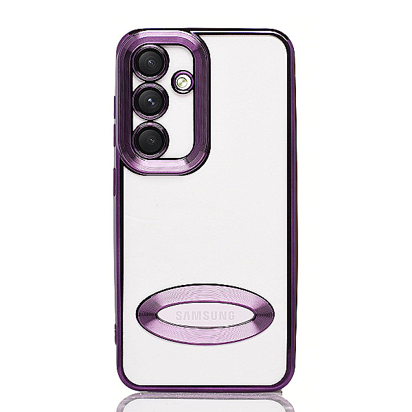 Maskica za Samsung Galaxy A26 / A17 "Elegant Transparent Case" - Ljubičasta